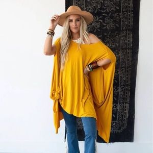 BEST SELLER!! Mustard Yellow Summer tunic dress